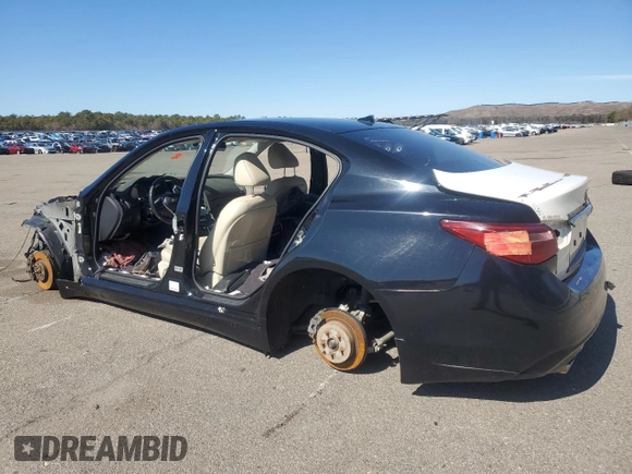 2018 Infiniti Q50 Luxe with VIN JN1EV7AR0JM444764, listed as a Copart auction lot 48258745 with 72,779 mi miles and Salvage Title. Bid and sale history available at carsss.com. Image 2.