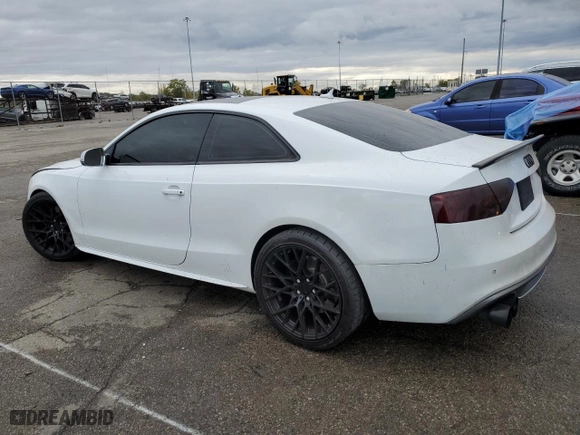2016 Audi S5 Premium Plus with VIN WAUC4AFR8GA025470, listed as a Copart auction lot 75764494 with 45,552 mi miles and Salvage Title. Bid and sale history available at carsss.com. Image 2.