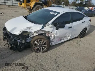 2024 Nissan Versa S with VIN 3N1CN8DV2RL819291, listed as a Copart auction lot 49752265 with 35,509 mi miles and Salvage Title. Bid and sale history available at DreamBid. Image 1.