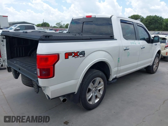 2018 Ford F-150 XL z VIN 1FTEW1EGXJFC60887, wystawiony jako IAAI lot #42667701 z przebiegiem 132 611 mil mil oraz . Historia ofert i sprzedaży dostępna na DreamBid. Obrazek 4.