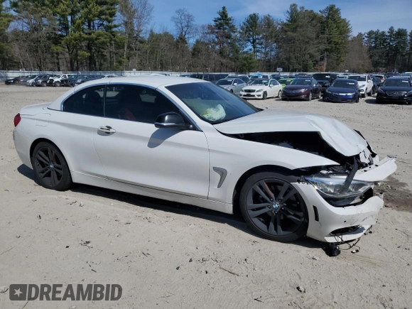 2015 BMW 4 Series 428i xDrive with VIN WBA3T1C5XFP820696, listed as a Copart auction lot 50209925 with 123,416 mi miles and Clean Title. Bid and sale history available at carsss.com. Image 4.