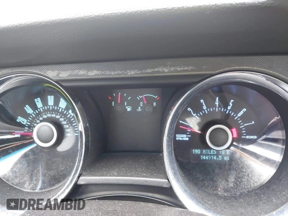 2013 Ford Mustang V6 with VIN 1ZVBP8AM6D5266696, listed as a IAAI auction lot 42472212 with 144,914 mi miles and . Bid and sale history available at DreamBid. Image 7.