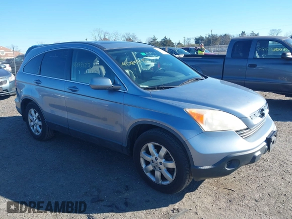 2007 Honda CR-V EX-L with VIN JHLRE48797C012726, listed as a IAAI auction lot 40847123 with 251,300 mi miles and . Bid and sale history available at carsss.com. Image 1.