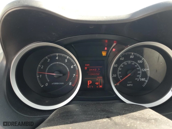 2013 Mitsubishi Lancer SE with VIN JA32V2FW4DU022565, listed as a Copart auction lot 48892565 with 104,892 mi miles and Salvage Title. Bid and sale history available at carsss.com. Image 9.