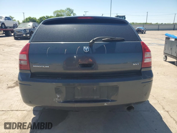 2007 Dodge Magnum with VIN 2D4FV47V67H845030, listed as a Copart auction lot 53622655 with Not Provided miles and Salvage Title. Bid and sale history available at carsss.com. Image 6.