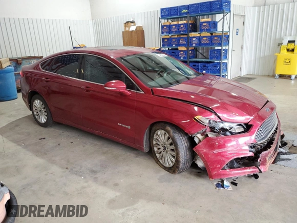 2014 Ford Fusion SE Hybrid with VIN 3FA6P0LU2ER315397, listed as a Copart auction lot 54948645 with 143,780 mi miles and Salvage Title. Bid and sale history available at DreamBid. Image 4.