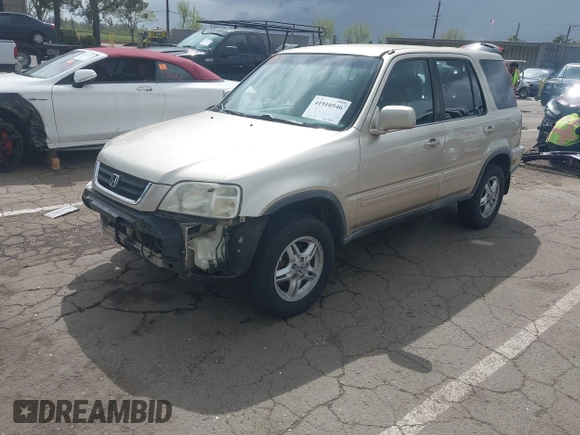 2001 Honda CR-V SE with VIN JHLRD18791C000245, listed as a IAAI auction lot 41910546 with 140,712 mi miles. Bid and sale history available at carsss.com. Image 2.