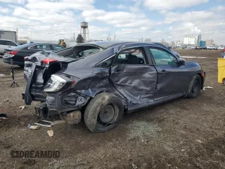 2017 Honda Civic LX with VIN 19XFC2F55HE034793, listed as a Copart auction lot 51168315 with Not Provided miles and Salvage Title. Bid and sale history available at DreamBid. Image 3.