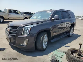 2015 Cadillac Escalade Platinum with VIN 1GYS4PKJ1FR745494, listed as a Copart auction lot 62499954 with 45,049 mi miles and Salvage Title. Bid and sale history available at carsss.com. Image 1.
