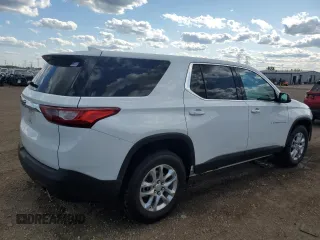 2020 Chevrolet Traverse LS with VIN 1GNERFKW0LJ312325, listed as a Copart auction lot 57518125 with 53,748 mi miles and Salvage title. Bid and sale history available at DreamBid. Image 3.