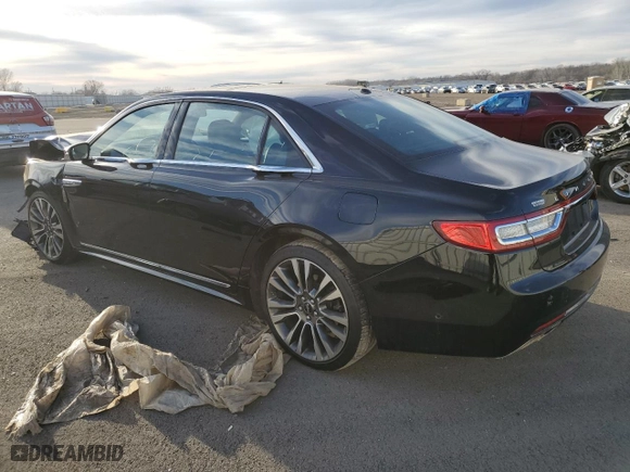 2017 Lincoln Continental Reserve with VIN 1LN6L9NC2H5631612, listed as a Copart auction lot 39306423 with 104,528 mi miles. Bid and sale history available at carsss.com. Image 2.