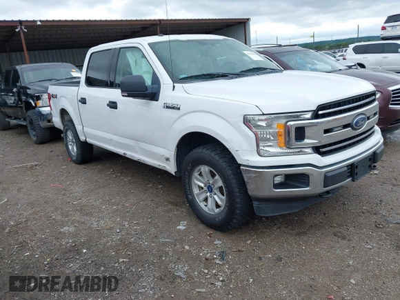 2018 Ford F-150 XL with VIN 1FTEW1E59JKD10992, listed as a IAAI auction lot 42362936 with 225,967 mi miles and . Bid and sale history available at DreamBid. Image 1.