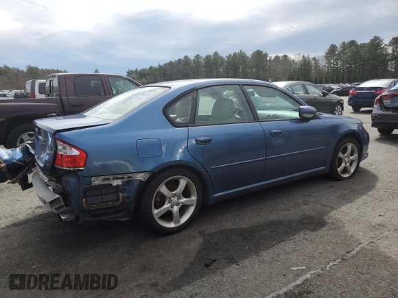 2008 Subaru Legacy Limited with VIN 4S3BL626787217231, listed as a Copart auction lot 50926715 with 204,828 mi miles and Salvage title. Bid and sale history available at DreamBid. Image 3.