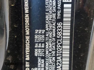 2023 BMW 4 Series 430i z VIN WBA23AT02PCL58336, wystawiony jako Copart lot #50940835 z przebiegiem 22 680 mil mil oraz Szkoda całkowita • Salvage title. Historia ofert i sprzedaży dostępna na DreamBid. Obrazek 14.