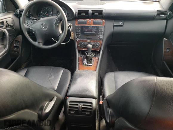 2006 Mercedes-Benz C 280 Luxury with VIN WDBRF92H66F809018, listed as a Copart auction lot 46589205 with 170,541 mi miles and Salvage Title. Bid and sale history available at DreamBid. Image 8.