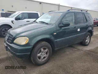 2001 Mercedes-Benz M-Class with VIN 4JGAB54E81A222262, listed as a Copart auction lot 74345414 with 0 mi miles and Non Repairable. Bid and sale history available at carsss.com. Image 1.
