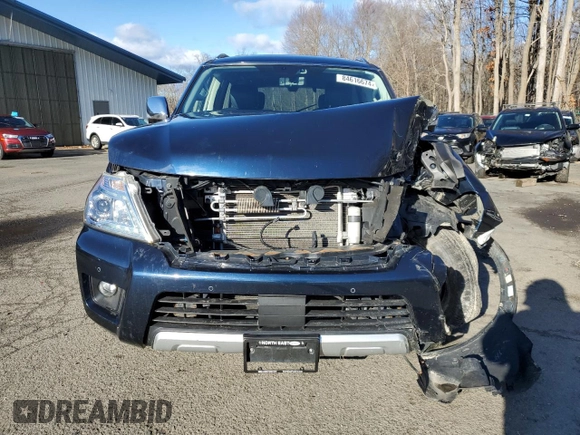 2018 Nissan Armada Platinum with VIN JN8AY2NE0J9732269, listed as a Copart auction lot 84616674 with 89,443 mi miles and Salvage Title. Bid and sale history available at carsss.com. Image 5.