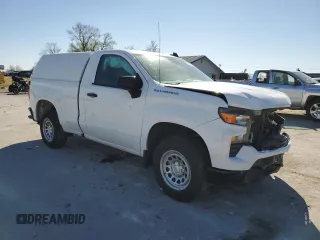 2023 Chevrolet Silverado 1500 Work Truck with VIN 3GCNAAEK6PG361693, listed as a Copart auction lot 50543525 with 152,226 mi miles and Clean Title. Bid and sale history available at carsss.com. Image 4.