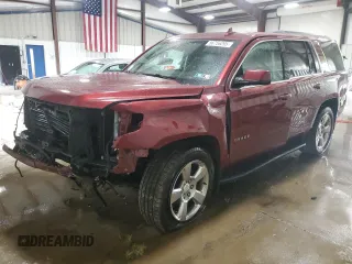 2017 Chevrolet Tahoe LT z VIN 1GNSKBKC5HR320113, wystawiony jako Copart lot #56756295 z przebiegiem Nie podano mil oraz Szkoda całkowita • Salvage title. Historia ofert i sprzedaży dostępna na DreamBid. Obrazek 1.