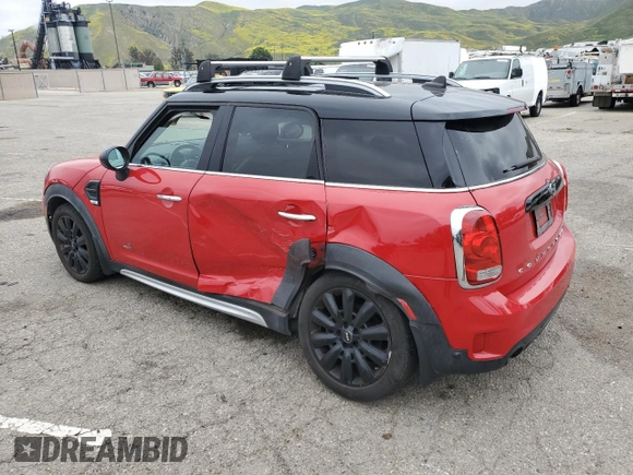 2019 MINI Countryman Cooper with VIN WMZYV5C56K3E82468, listed as a Copart auction lot 55530385 with 71,186 mi miles and Salvage title. Bid and sale history available at DreamBid. Image 2.