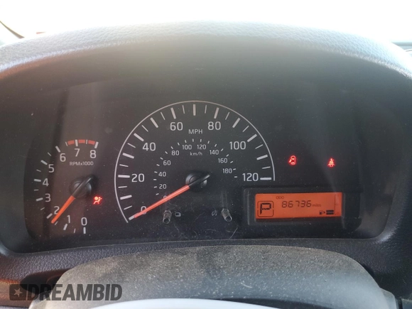 2019 Nissan NV200 S with VIN 3N6CM0KN0KK704170, listed as a Copart auction lot 57838355 with 86,736 mi miles and Salvage title. Bid and sale history available at DreamBid. Image 9.