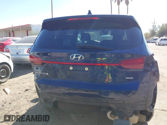 2021 Hyundai Santa Fe SE with VIN 5NMS1DAJXMH322476, listed as a IAAI auction lot 41370006 with 68,802 mi miles. Bid and sale history available at carsss.com. Image 16.