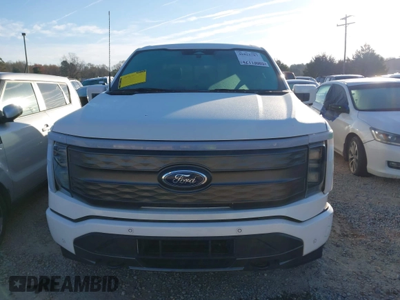 2022 Ford F-150 Lightning Pro with VIN 1FTVW1EV4NWG04301, listed as a IAAI auction lot 41821787 with 38,417 mi miles and . Bid and sale history available at DreamBid. Image 13.