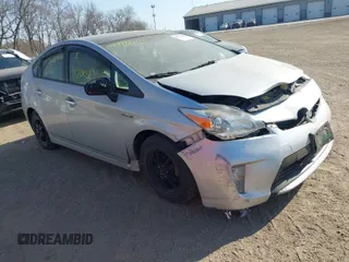 2012 Toyota Prius One with VIN JTDKN3DUXC1510234, listed as a IAAI auction lot 41793032 with 177,851 mi miles. Bid and sale history available at carsss.com. Image 1.