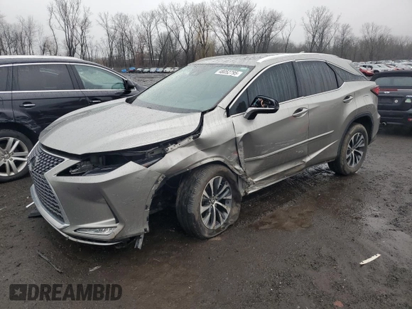 2022 Lexus RX 350 with VIN 2T2HZMDA6NC341012, listed as a Copart auction lot 48052795 with 45,241 mi miles and Salvage Title. Bid and sale history available at DreamBid. Image 1.