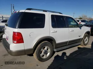 2002 Ford Explorer Eddie Bauer z VIN 1FMZU74E02ZA74457, wystawiony jako Copart lot #84026574 z przebiegiem 165 534 mil mil oraz Czysty tytuł • Clean title. Historia ofert i sprzedaży dostępna na DreamBid. Obrazek 3.