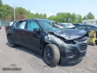 2018 Chevrolet Traverse LS with VIN 1GNERFKW2JJ165308, listed as a IAAI auction lot 40128843 with 93,619 mi miles. Bid and sale history available at carsss.com. Image 1.