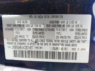 2010 Mazda CX-7 Sport with VIN JM3ER2W5XA0301457, listed as a IAAI auction lot 42257772 with 229,697 mi miles and . Bid and sale history available at DreamBid. Image 9.