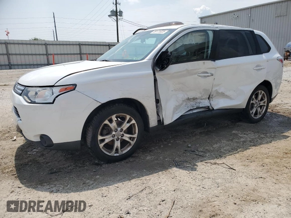 2014 Mitsubishi Outlander SE with VIN JA4AD3A32EZ015938, listed as a Copart auction lot 59175025 with 178,237 mi miles and Salvage title. Bid and sale history available at DreamBid. Image 1.