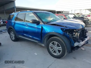 2021 Ford Explorer XLT z VIN 1FMSK8DHXMGB65760, wystawiony jako IAAI lot #42246046 z przebiegiem 48 259 mil mil oraz . Historia ofert i sprzedaży dostępna na DreamBid. Obrazek 1.