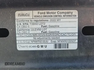 2022 Ford Edge SE with VIN 2FMPK4G91NBA56745, listed as a IAAI auction lot 42743482 with 38,989 mi miles and . Bid and sale history available at DreamBid. Image 3.