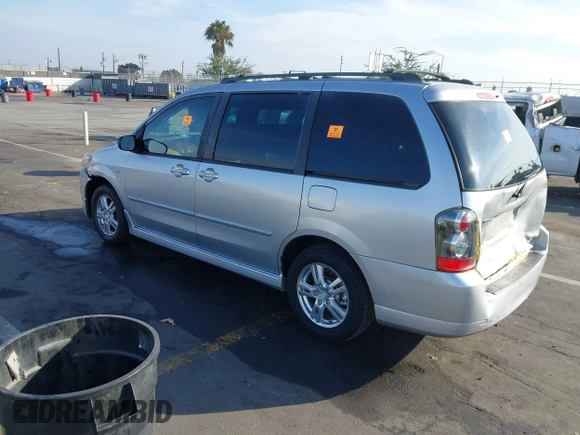 2005 Mazda MPV LX with VIN JM3LW28A550546540, listed as a IAAI auction lot 41174485 with 1 mi miles. Bid and sale history available at carsss.com. Image 3.