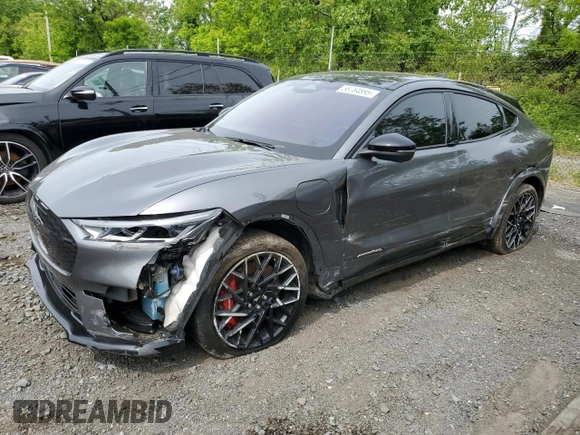 2023 Ford Mustang Mach-E GT with VIN 3FMTK4SXXPMA38492, listed as a Copart auction lot 58784895 with 19,309 mi miles and Salvage title. Bid and sale history available at DreamBid. Image 1.