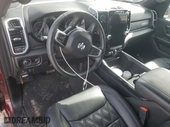 2022 Ram 1500 Lone Star with VIN 1C6SRFFT5NN284651, listed as a Copart auction lot 49073525 with 44,723 mi miles and Salvage title. Bid and sale history available at DreamBid. Image 8.
