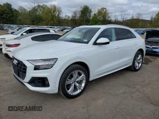2023 Audi Q8 Premium Plus z VIN WA1BVBF19PD001070, wystawiony jako Copart lot #73720044 z przebiegiem 14 747 mil mil oraz Nie do naprawy • Non repairable. Historia ofert i sprzedaży dostępna na DreamBid. Obrazek 1.