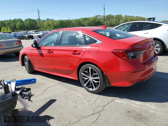 2022 Honda Civic Sedan Touring with VIN 2HGFE1F96NH329314, listed as a Copart auction lot 54171705 with 23,144 mi miles and Clean Title. Bid and sale history available at carsss.com. Image 2.