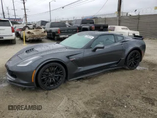 2017 Chevrolet Corvette Z06 2LZ with VIN 1G1YS2D60H5601567, listed as a Copart auction lot 57335214 with 49,393 mi miles and Clean title. Bid and sale history available at DreamBid. Image 1.