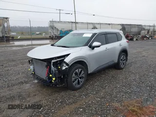 2023 Nissan Rogue SV with VIN JN8BT3BB4PW496190, listed as a IAAI auction lot 42011085 with 17,118 mi miles. Bid and sale history available at carsss.com. Image 2.
