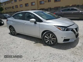 2021 Nissan Versa SV with VIN 3N1CN8EV9ML878622, listed as a Copart auction lot 62335025 with 88,278 mi miles and Non repairable. Bid and sale history available at DreamBid. Image 4.