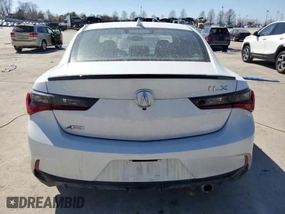 2021 Acura ILX w/Premium/A-SPEC Package with VIN 19UDE2F80MA006720, listed as a Copart auction lot 48496435 with 50,655 mi miles and Salvage Title. Bid and sale history available at carsss.com. Image 6.