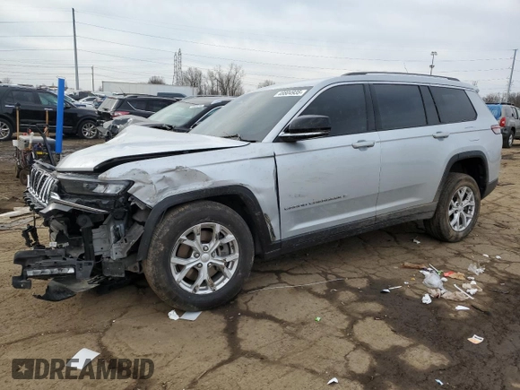 2021 Jeep Grand Cherokee Limited with VIN 1C4RJKBG4M8171836, listed as a Copart auction lot 48804935 with Not Provided miles and Non Repairable. Bid and sale history available at DreamBid. Image 1.