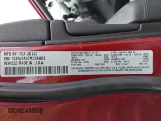 2021 Jeep Grand Cherokee Laredo E z VIN 1C4RJFAG7MC534037, wystawiony jako IAAI lot #41598511 z przebiegiem 55 107 mil mil oraz . Historia ofert i sprzedaży dostępna na DreamBid. Obrazek 9.