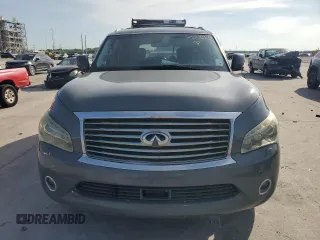 2012 Infiniti QX56 8-passenger with VIN JN8AZ2ND7C9715587, listed as a Copart auction lot 64508345 with 217,786 mi miles and Salvage title. Bid and sale history available at DreamBid. Image 5.
