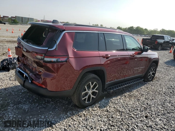 2025 Jeep Grand Cherokee Limited with VIN 1C4RJKBG9S8642375, listed as a Copart auction lot 59274395 with 14,189 mi miles and Salvage title. Bid and sale history available at DreamBid. Image 3.