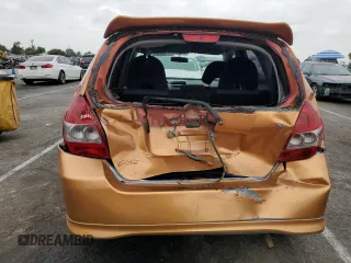 2008 Honda Fit Sport with VIN JHMGD386X8S035284, listed as a Copart auction lot 72399624 with 122,588 mi miles and Salvage Title. Bid and sale history available at carsss.com. Image 6.