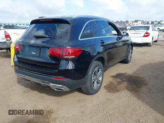 2020 Mercedes-Benz GLC 300 with VIN WDC0G8DB7LF718775, listed as a IAAI auction lot 41807370 with 59,120 mi miles and . Bid and sale history available at DreamBid. Image 4.
